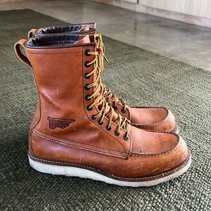 Redwing Heritage 8-INCH CLASSIC MOC Made in USA Size 10.5 Mens